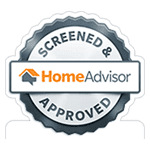 home advisor screened and approved badge.
