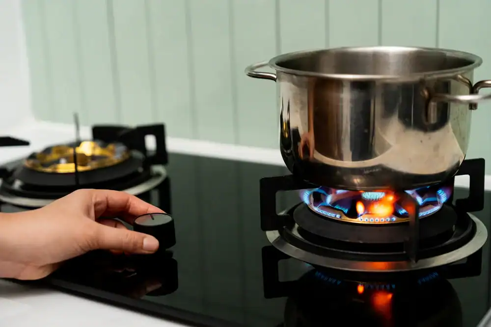 Gas Stove Pot Cooking New York County New York