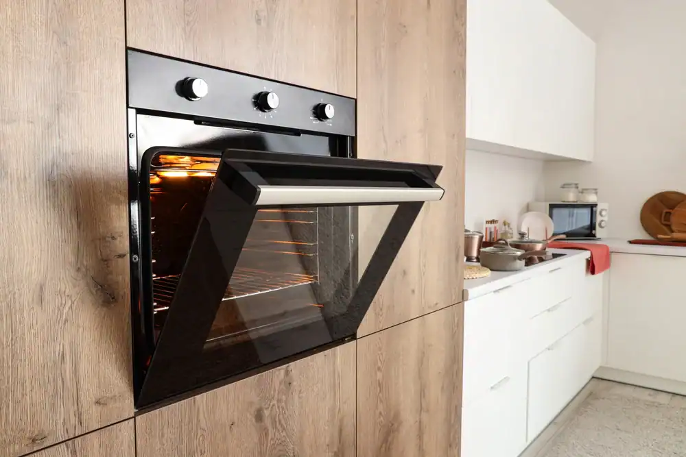 Modern Kitchen Open Oven New York County New York