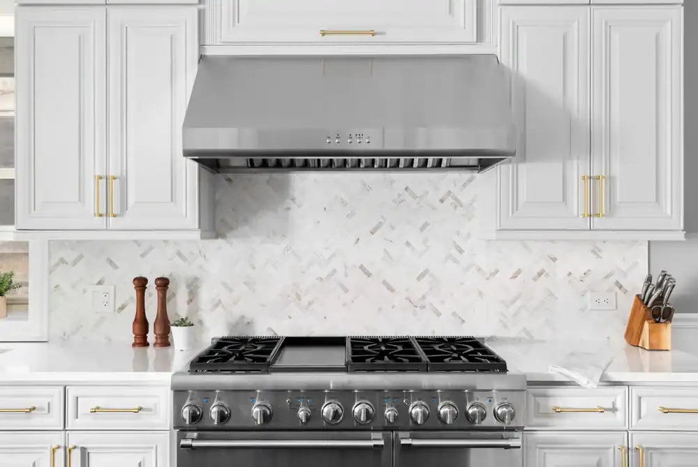 Modern Kitchen Stove Backsplash New York County New York