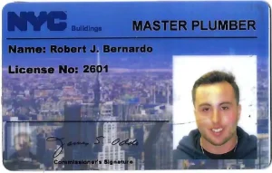 Nyc Master Plumber Id New York County New York